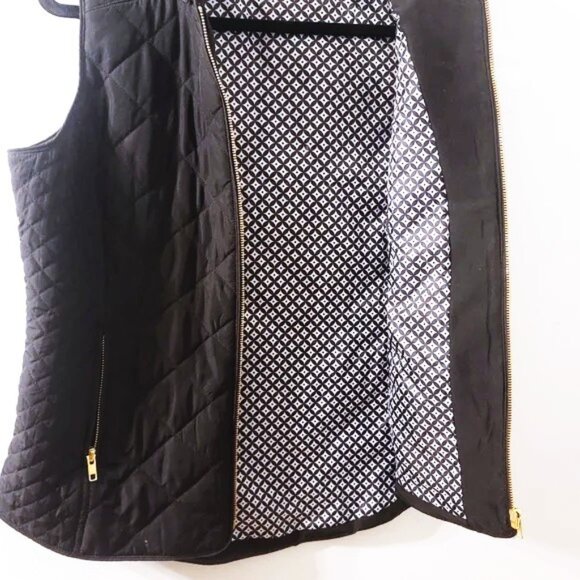 NEW Crown And Ivy Icon Vest Womens Puffer Gray Quilted Filled NWT ($72.50) XL - Picture 4 of 10